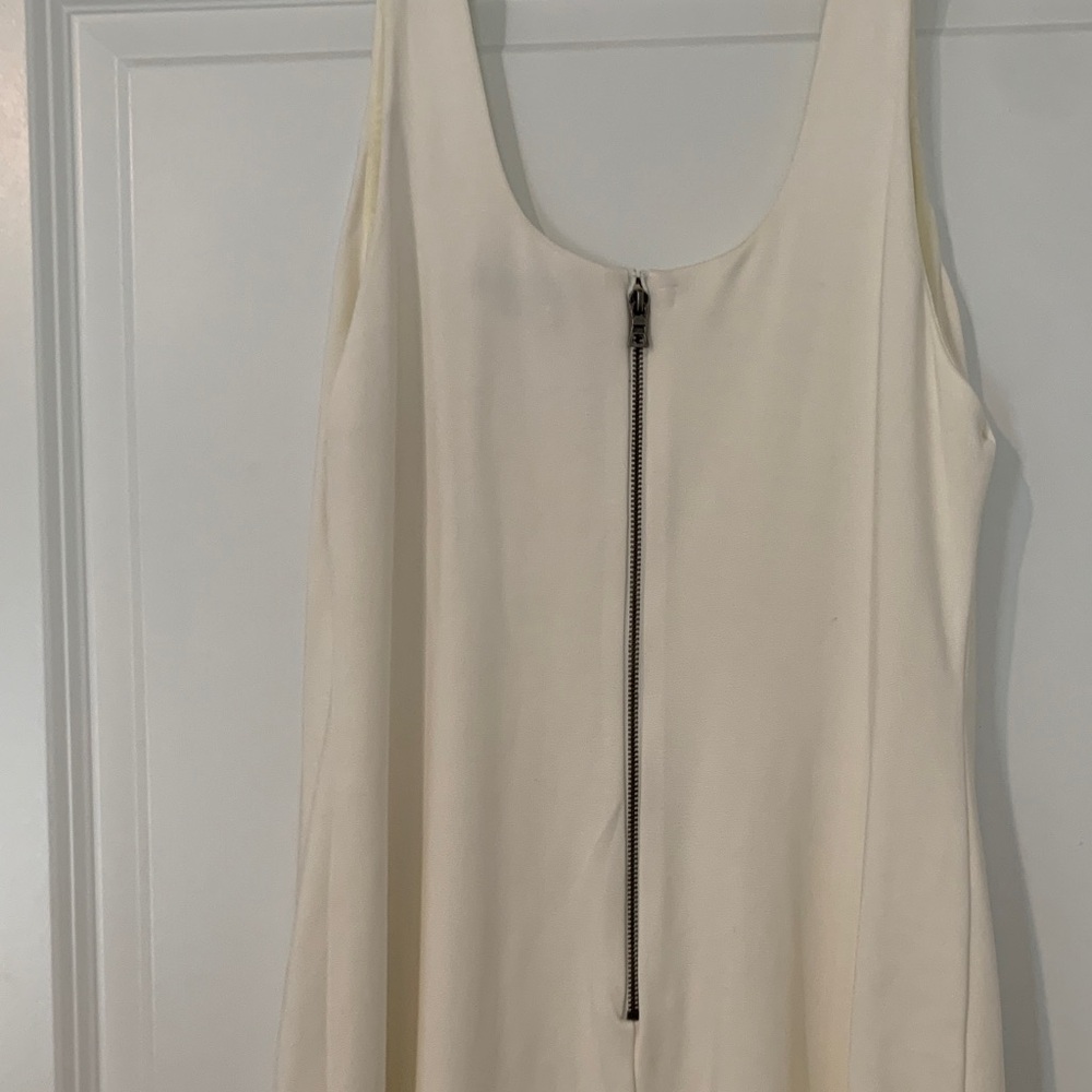 Alice + Olivia James mini  Sleeveless Dress ivory lined - Picture 6 of 11